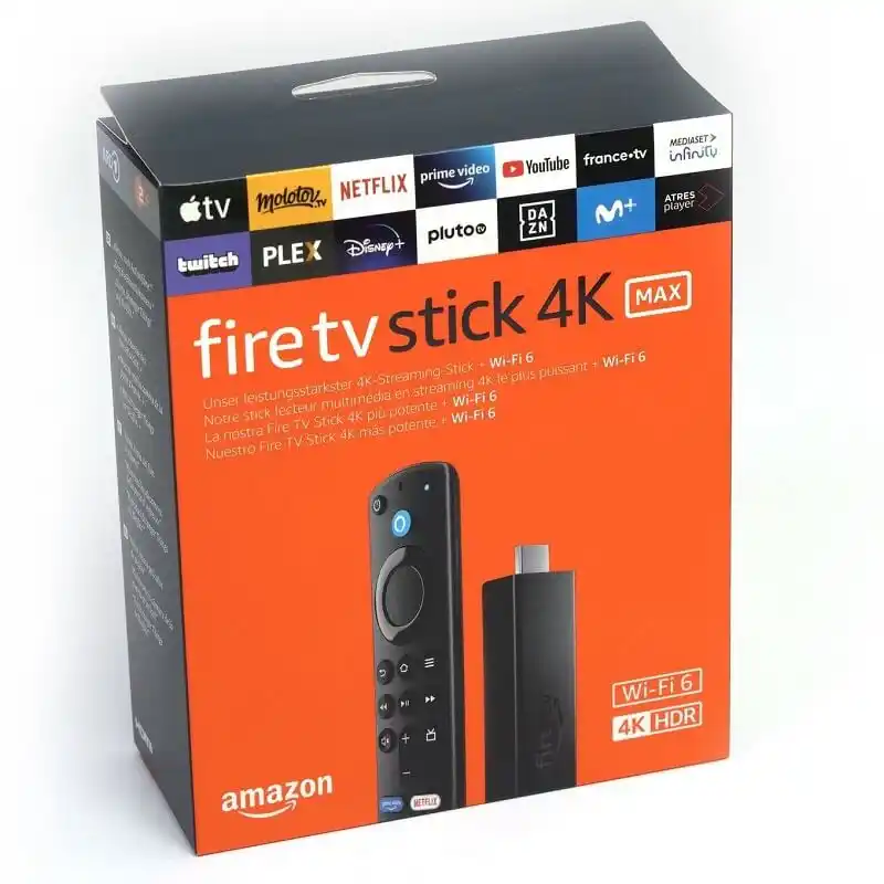 Amazon Fire TV Stick 4K Max Streaming Media Player with Alexa Voice Remote