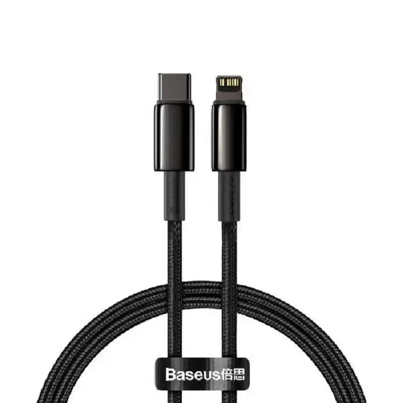 Baseus Tungsten Gold Fast Charging Data Cable Type-C to Iphone PD 20W 2M